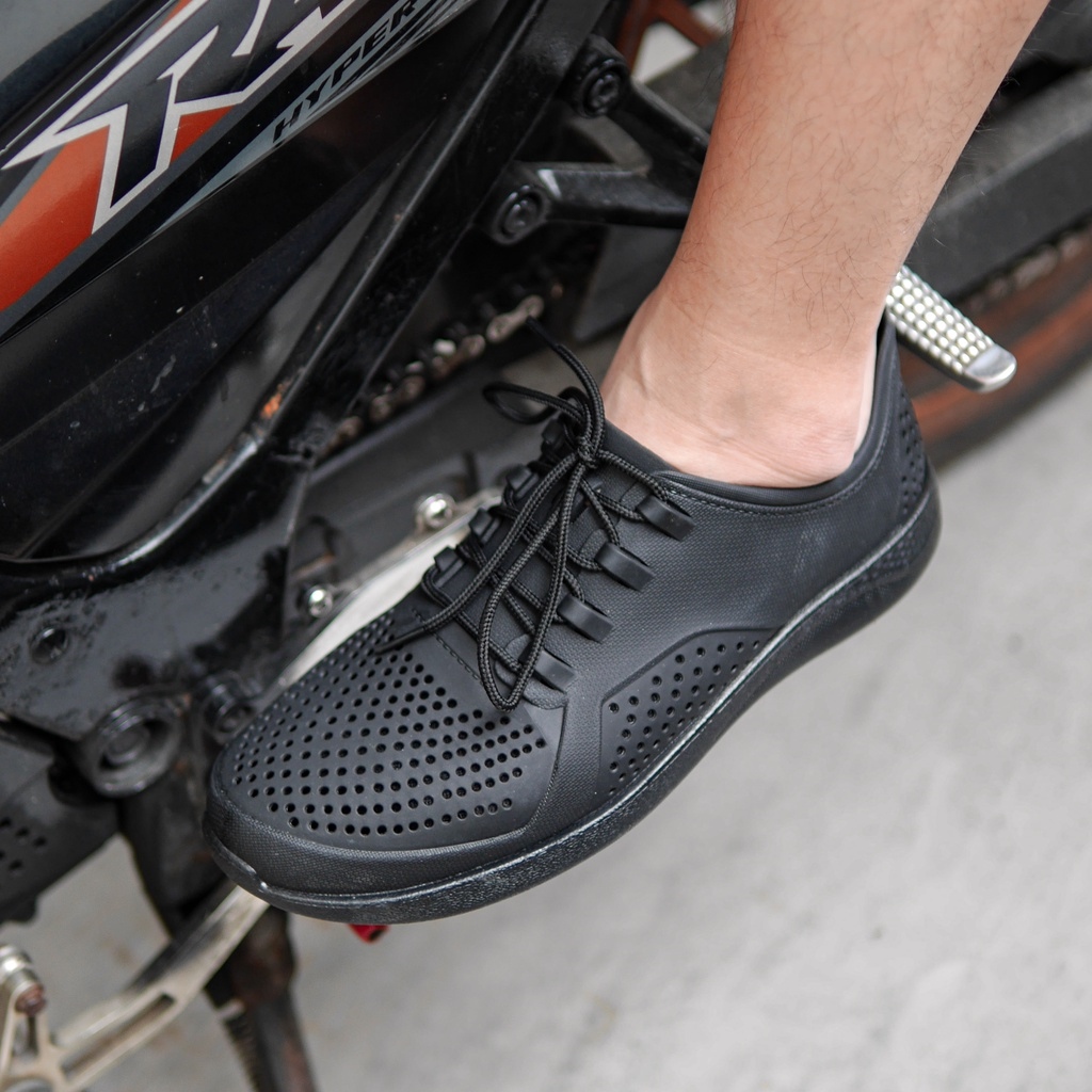 PROFLEX Men's Weatherproof Rubber Sports Shoes (All Black) Pf21001bb Lazada PH