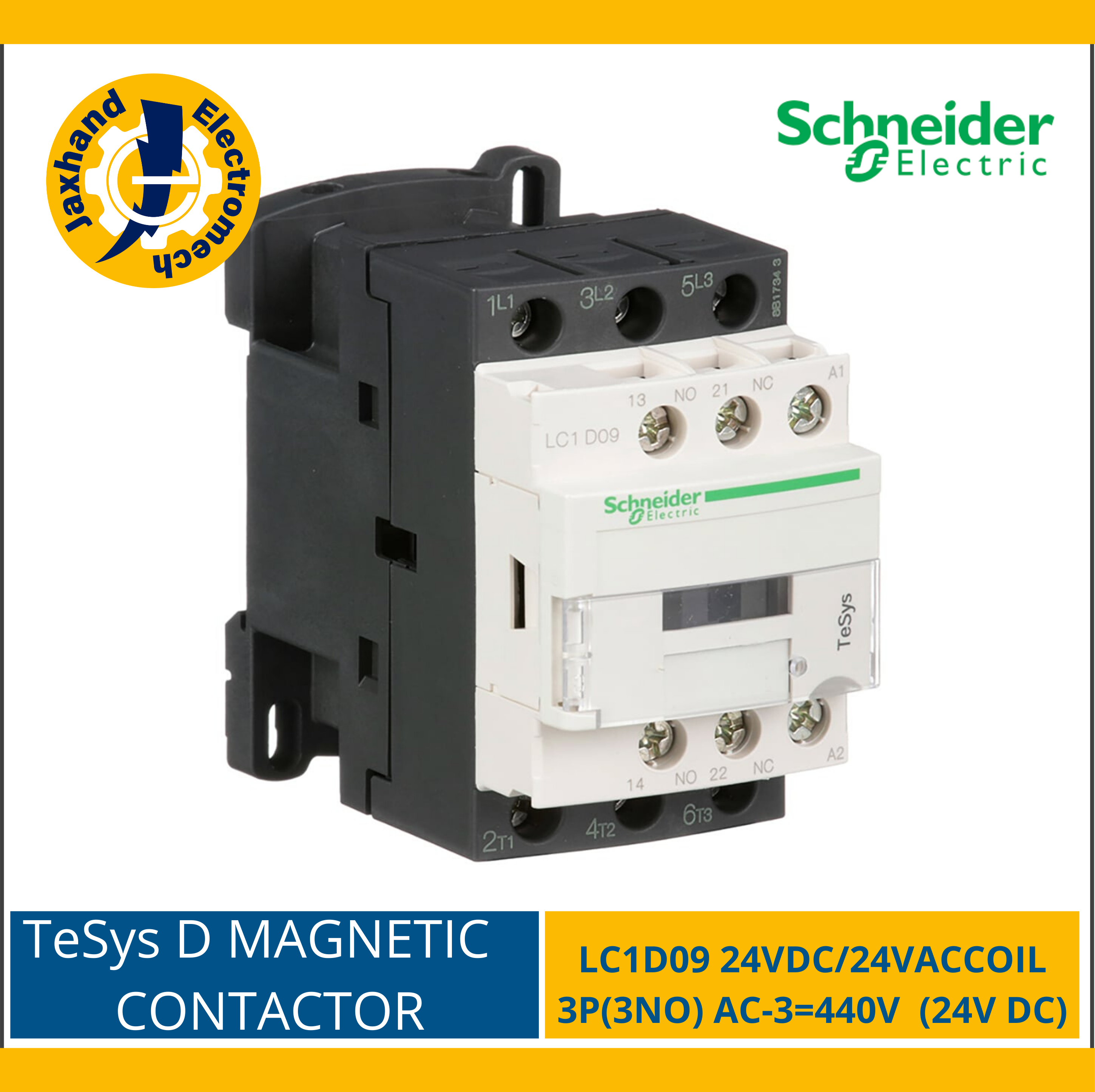 Types of AC Magnetic Contactor Coil Rated Voltage 220-230V 380-400V - China  12 Volt Contactor, LC1d09 Contactor