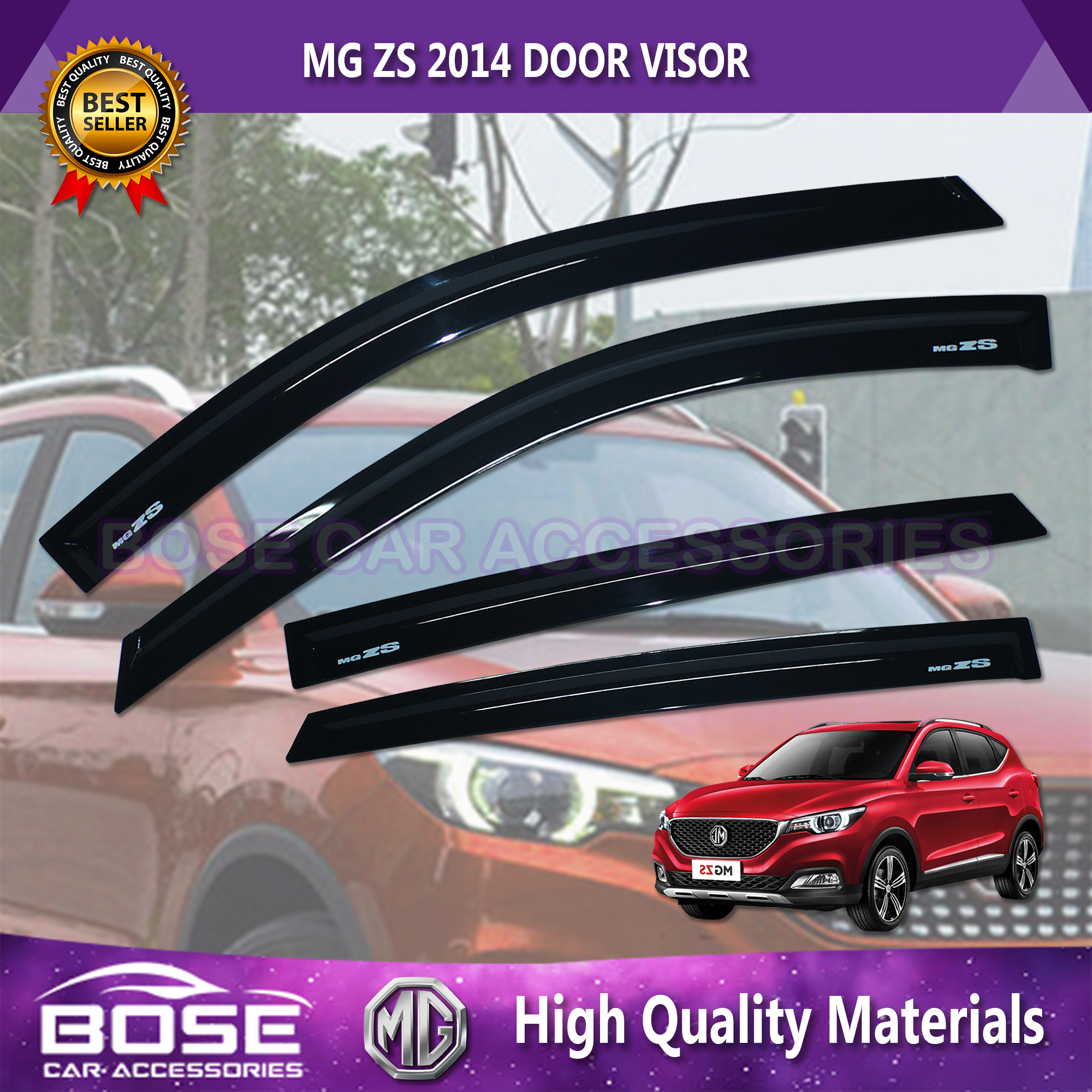 Per MG ZS 2020 2021 Windows Visor Car Rain Shield deflettori tendalino Trim  Cover esterno protezione del fumo accessori Auto Styline automatico -  AliExpress