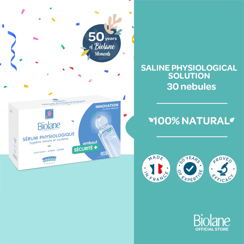 BIOLANE Serum Physiologique Saline Solution 30 nebules | Lazada PH