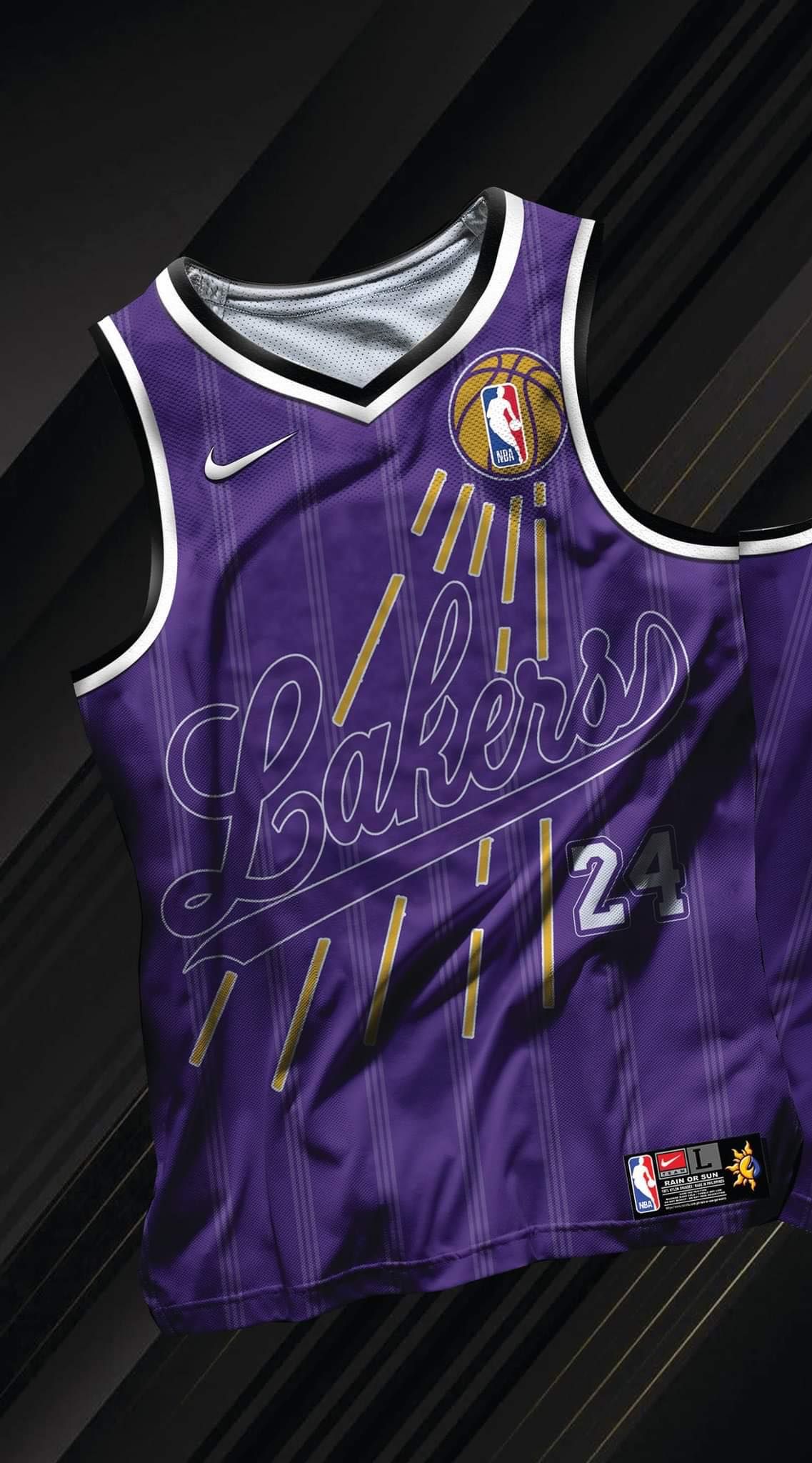 HOOPS] NBA Jersey 95% Quality LA LAKERS [BLACK MAMBA Edition] !!! ( Kobe /  James / Davis )