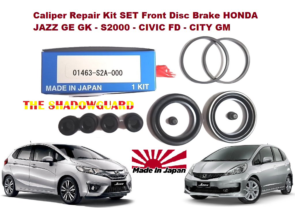 Caliper Repair Kit SET Front Disc Brake HONDA JAZZ GE GK S2000 CIVIC FD ...