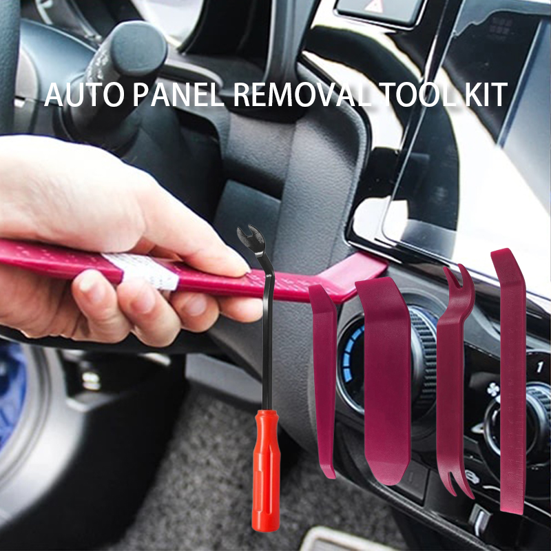 【Auto Panel Removal Tool Kit】5pcs Car Radio Install Panel Trim Removal