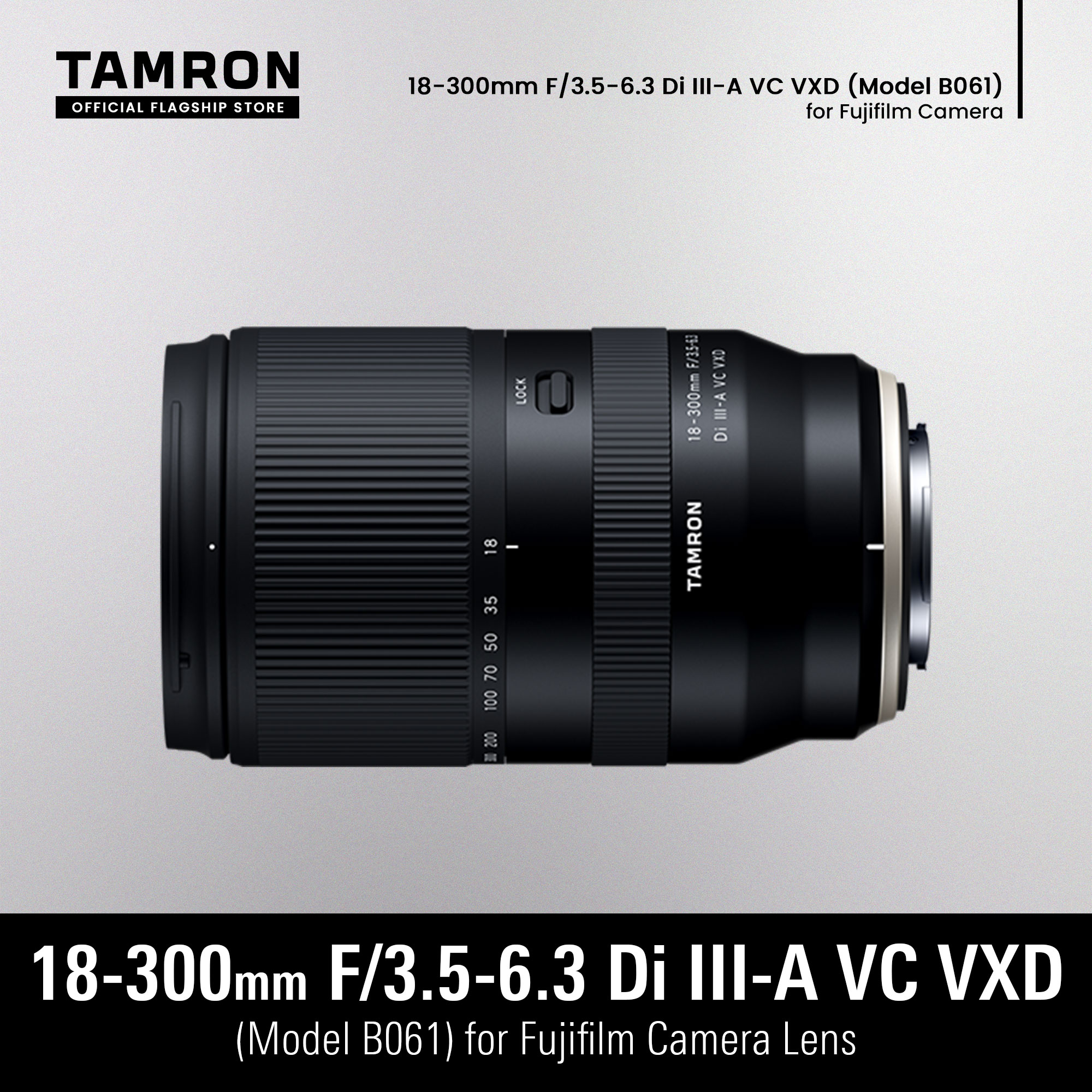 Tamron B061 18-300 mm F/3.5-6.3 Di III-A VC VXD For Fujifilm