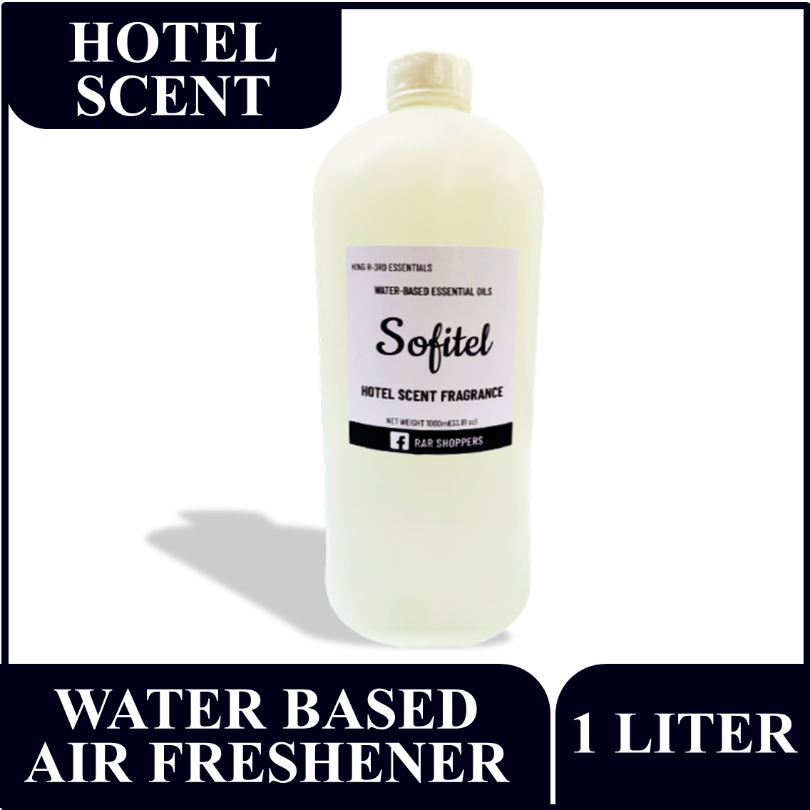 Water Based Essential Oil Air Freshener Sofitel Scent 1 liter for air humidifiers, oil diffusers