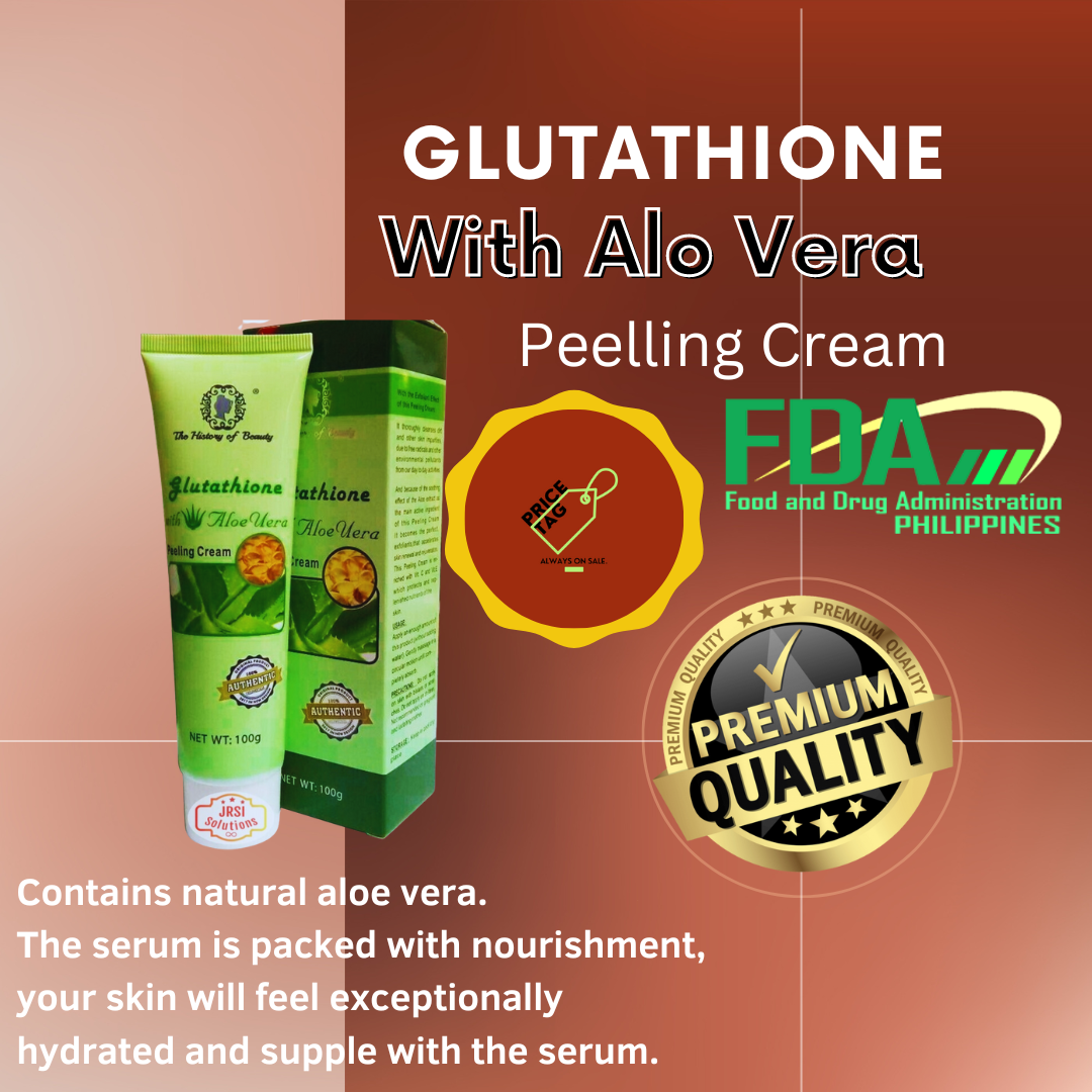 History of beauty glutathione with aloe vera peeling Cream Lazada PH