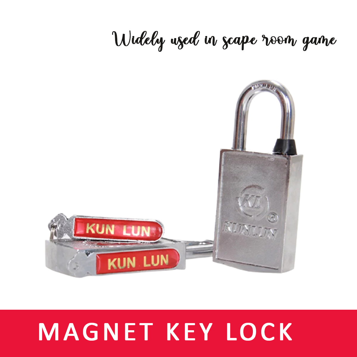 Key Lock Escape room prop Puzzle Door Lock place the key
