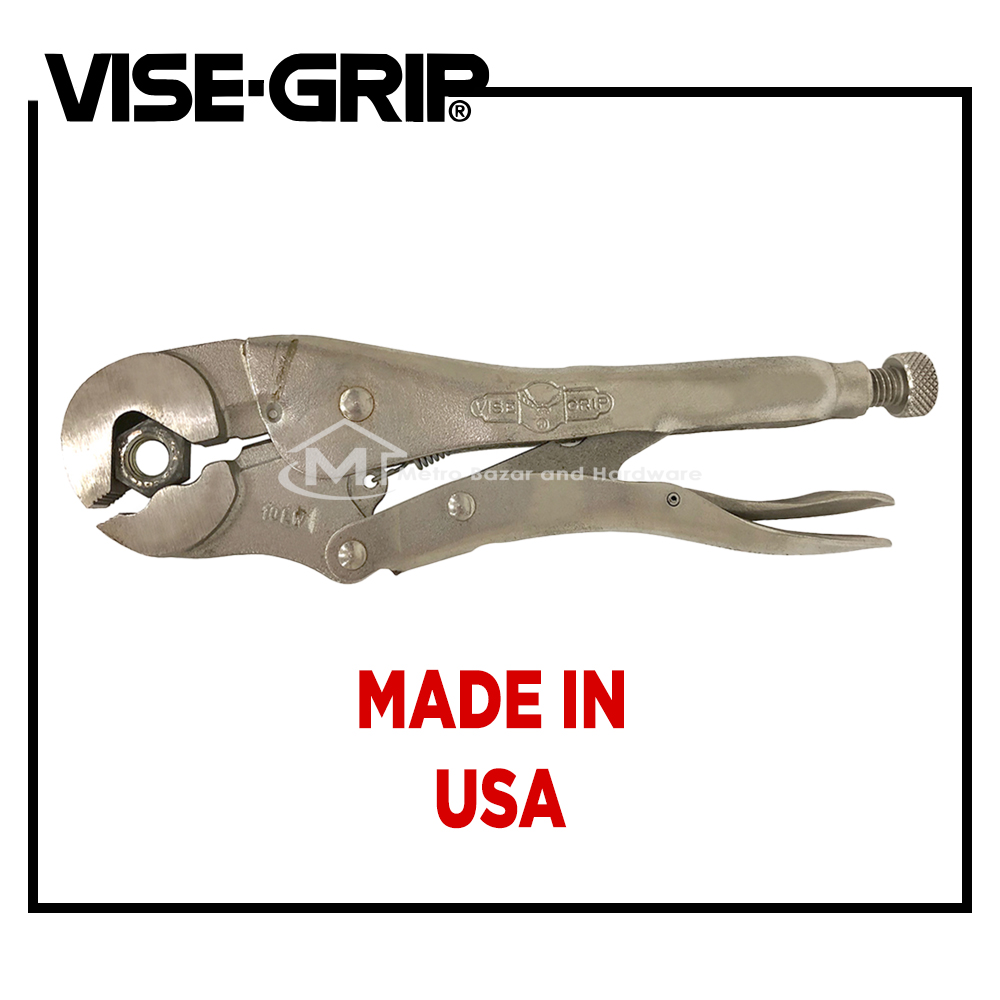 ViseGrip® Locking Wrench with Wire Cutter 10LW™ 250mm 10" MADE IN USA