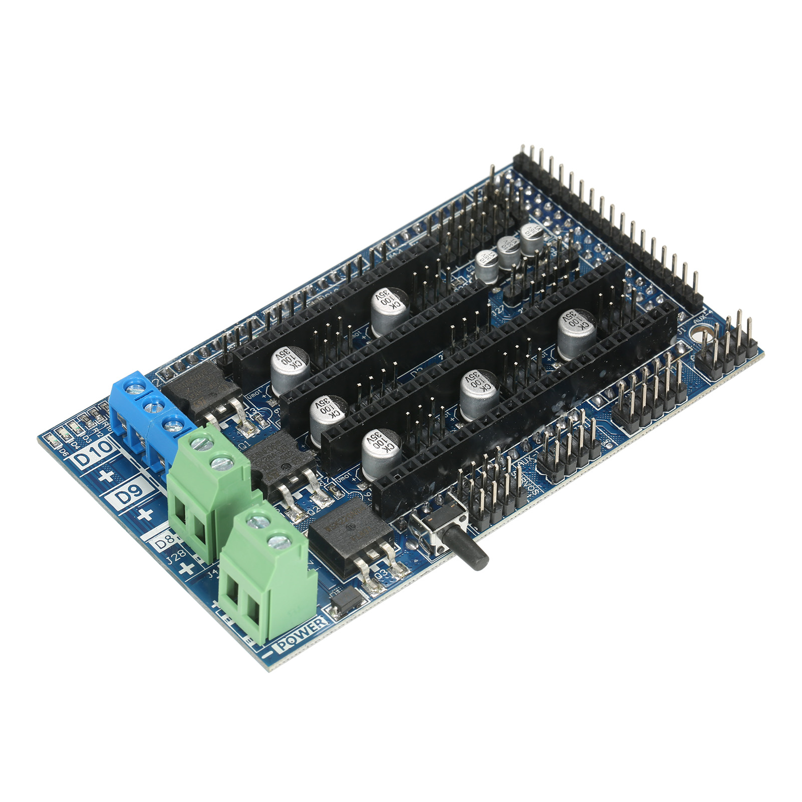 Ramps 1.6 Control Board Base on Ramps 1.5 4-layer Control Panel Board with Heatsink Expansion Mainboard for 3D Printer Parts & Accessories