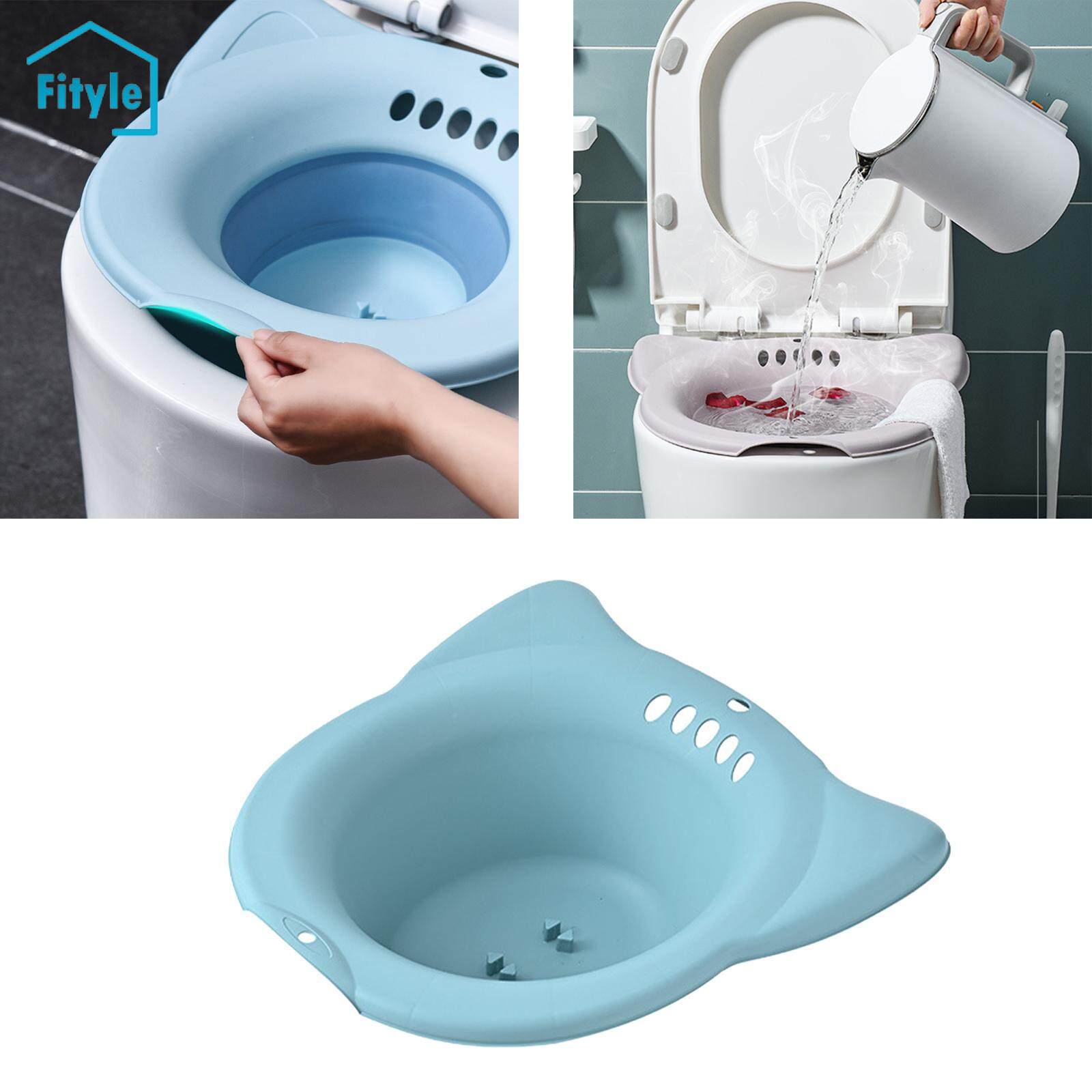 Fityle Sitz Bath Toilet Seat Universal Toilets for Patients Home