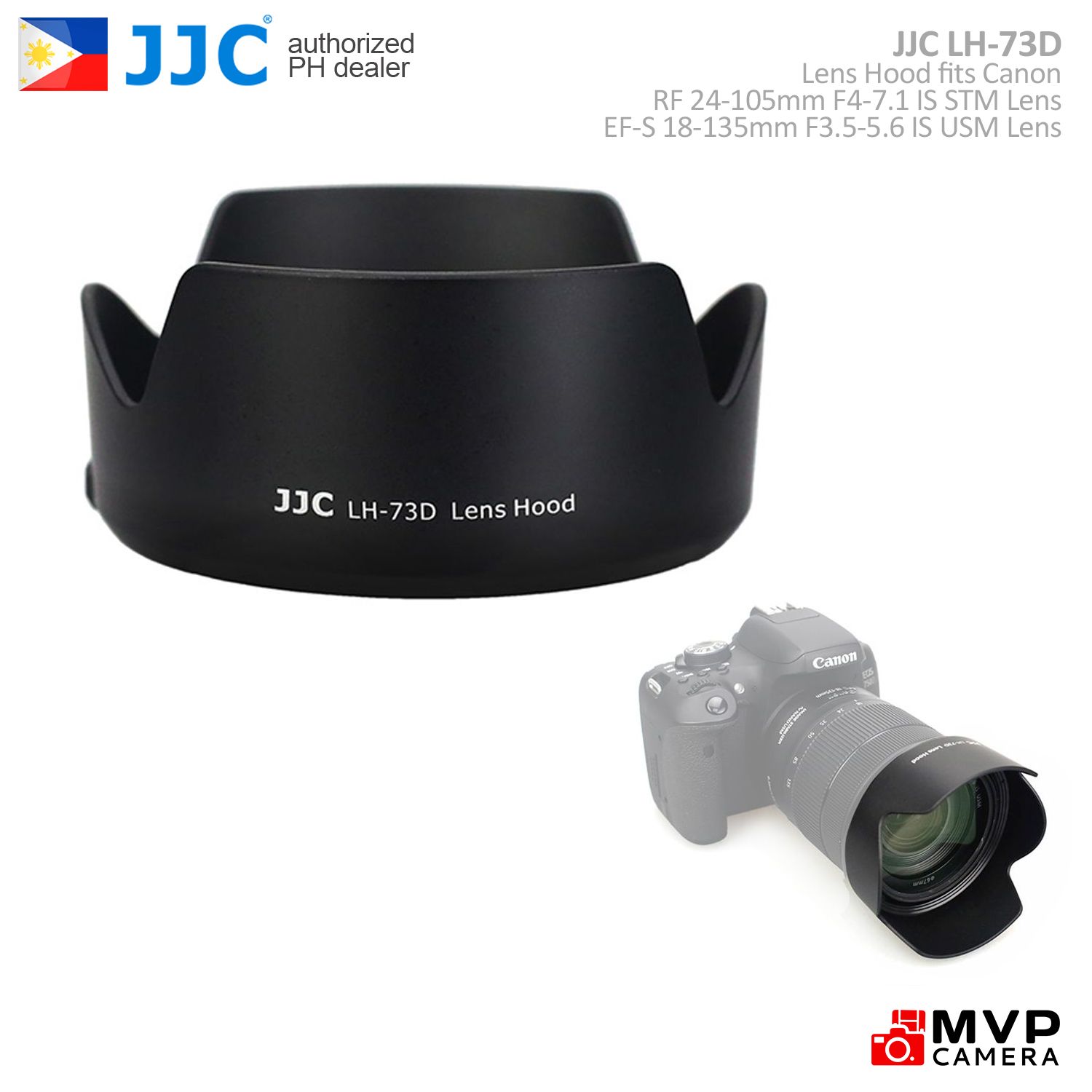 Lens Hood Canon EW-83J Dành Cho Ống Kính Canon EF 17-55mm F/2.8 IS USM Chính Hãng Giá Tốt - Foto 2