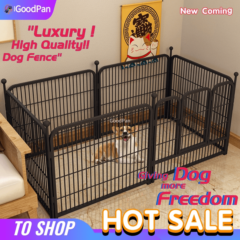 Dog cage, dog fence, adjustable dog cage (60*60cm/pcs×6), expandable