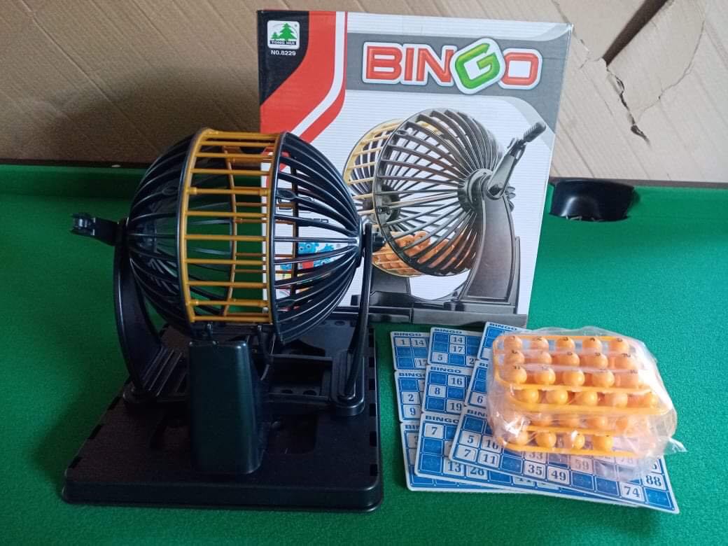 BINGO SET/WITH AUTOMATIC BINGO BALL/ROLLER BINGO SET Lazada PH