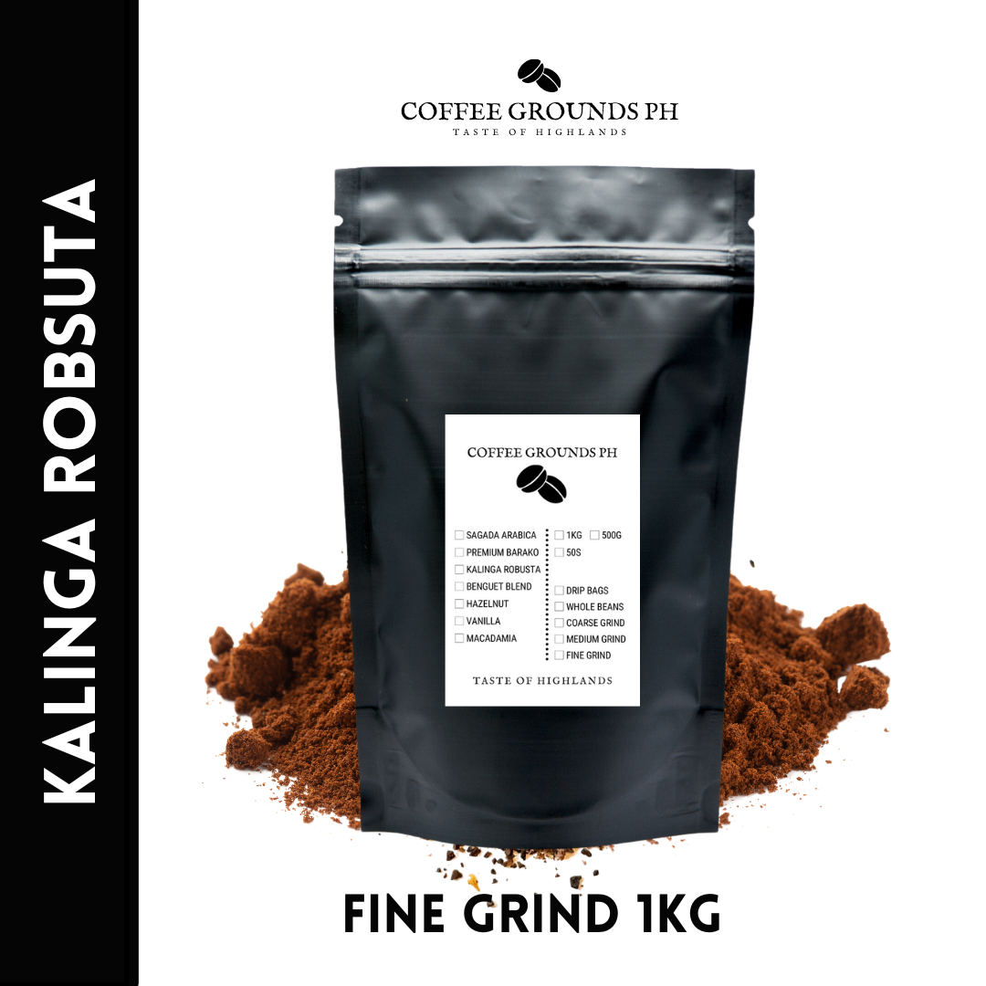 Kalinga Robusta Fine Ground Coffee 1kg by Coffee Grounds PH Lazada PH