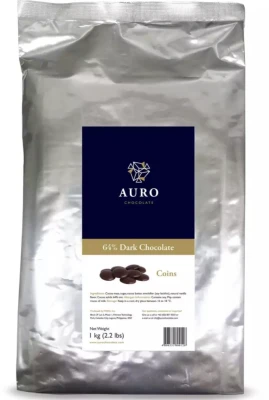 Auro 64% Dark Chocolate Coins- 1 Kilo