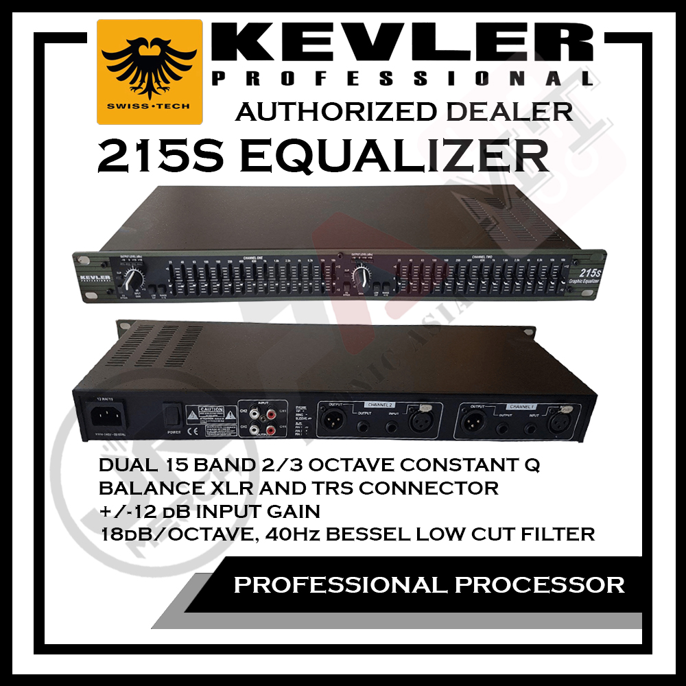 Kevler 215s Dual 15 Band Graphic Equalizer (Kevler215s) Lazada PH