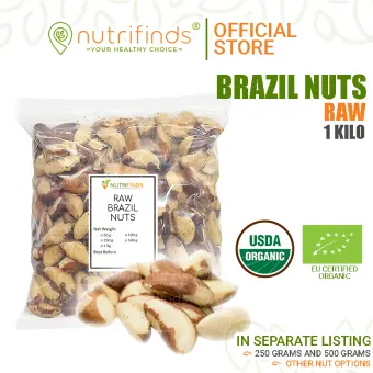 Raw Brazil Nuts - Organic - 1kg: Buy 
