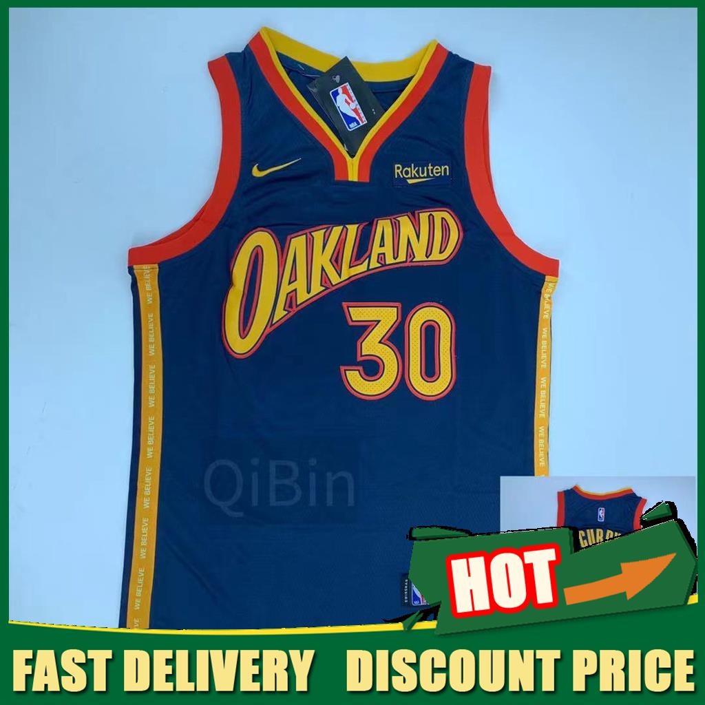Available】NBA Oakland 30 Stephen Curry Swingman Basketball Jersey
