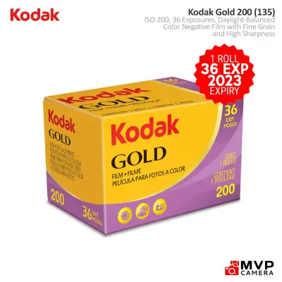 Kodak Gold 200 Color Negative Film ISO 200 35mm 36 Exposures EXP 06/2023 MVP CAMERA