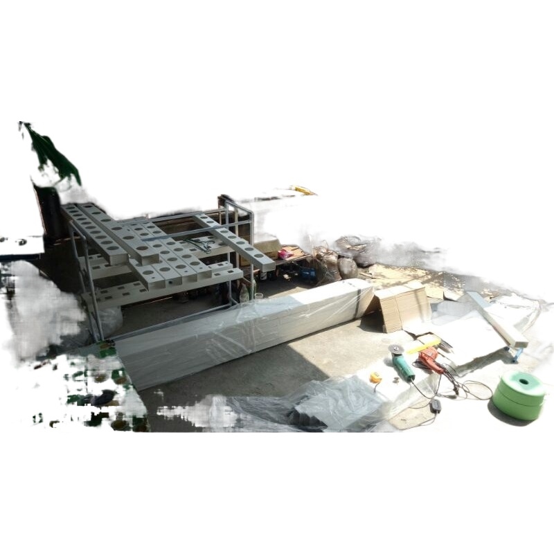 PVC tubular downspout white for hydroponics use. 2.5X4inches 4feet