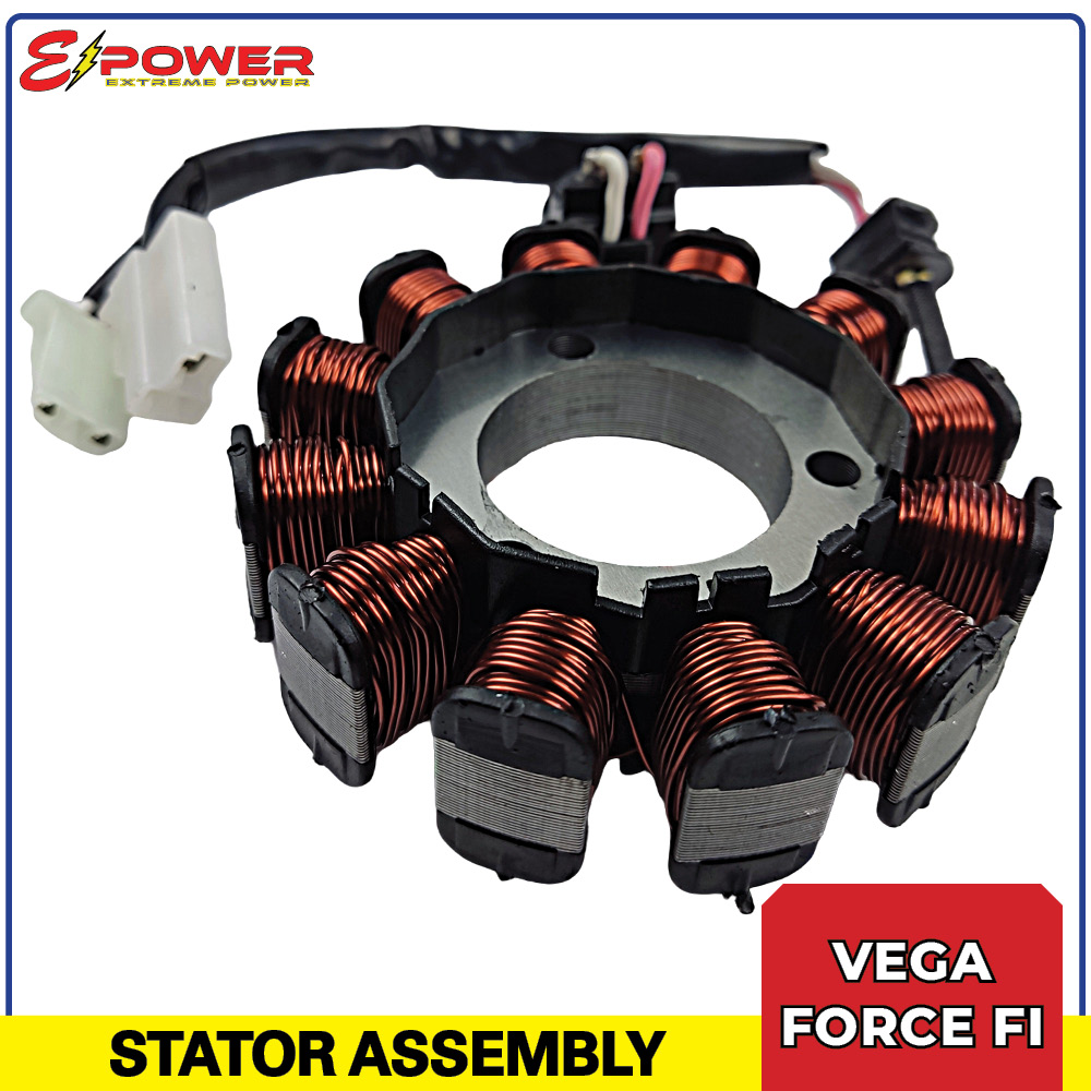 E-Power Magneto Stator Coil Assembly for Yamaha Vega Force FI (Fuel ...