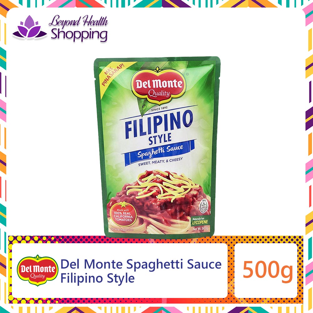 Del Monte Filipino Style Spaghetti Sauce The No 1 Spaghetti Sauce In The Philippines 500g