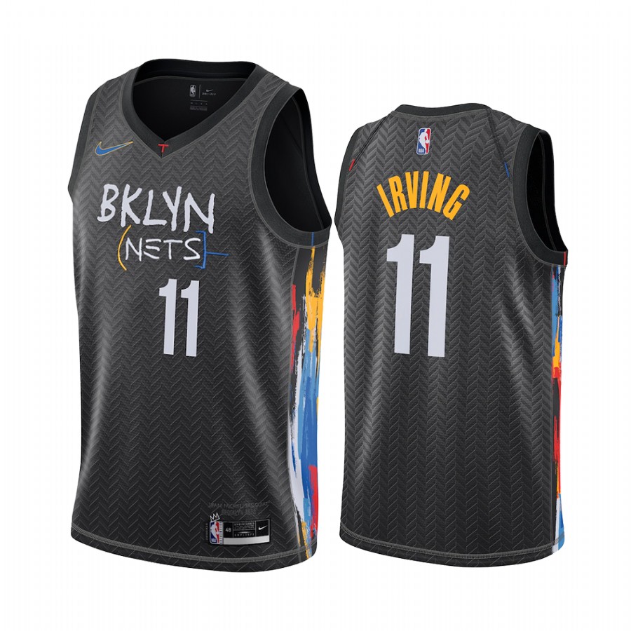 Kyrie Irving #11 Brooklyn Nets Basketball Jersey Stitched Rainbow Edition 
