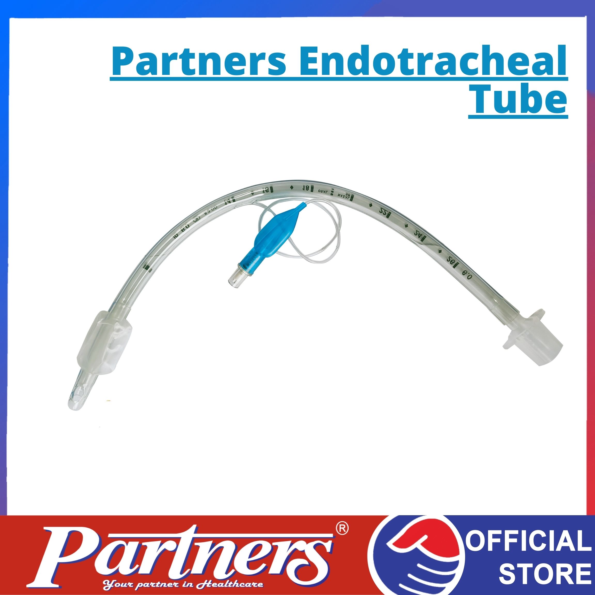 PARTNERS ENDOTRACHEAL TUBE FR. 8.5 CUFFED (10 pcs/box) Lazada PH