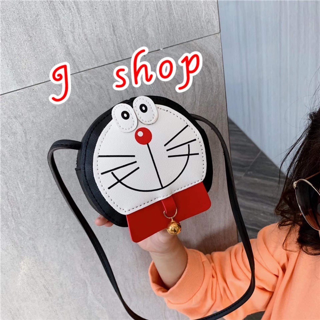 j shop Korean version of the new children's bag Doraemon cartoon messenger  bagQpL | Lazada PH