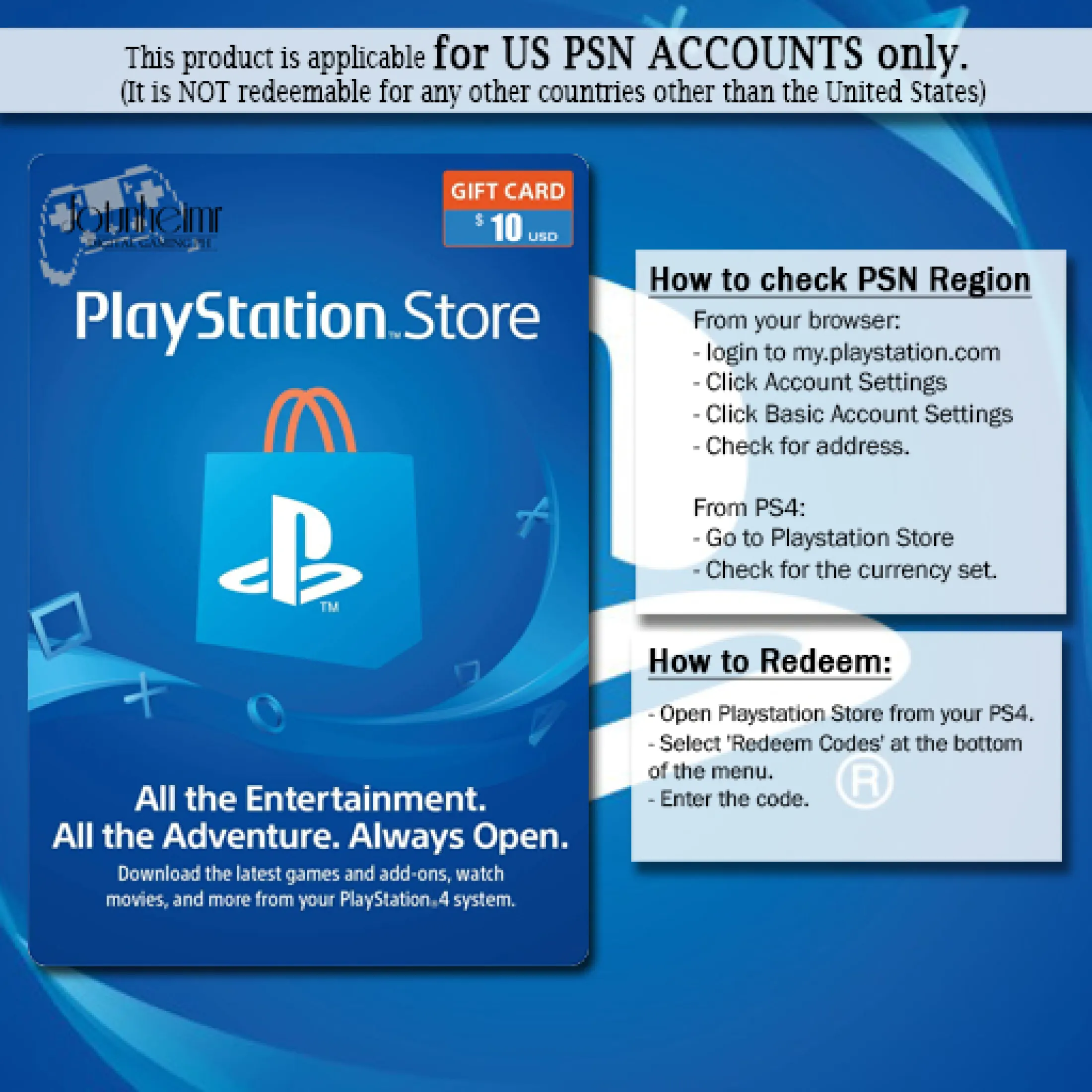 Ps4 Gift Card 10 Digital Code Online Discount Shop For Electronics Apparel Toys Books Games Computers Shoes Jewelry Watches Baby Products Sports Outdoors Office Products Bed Bath Furniture Tools