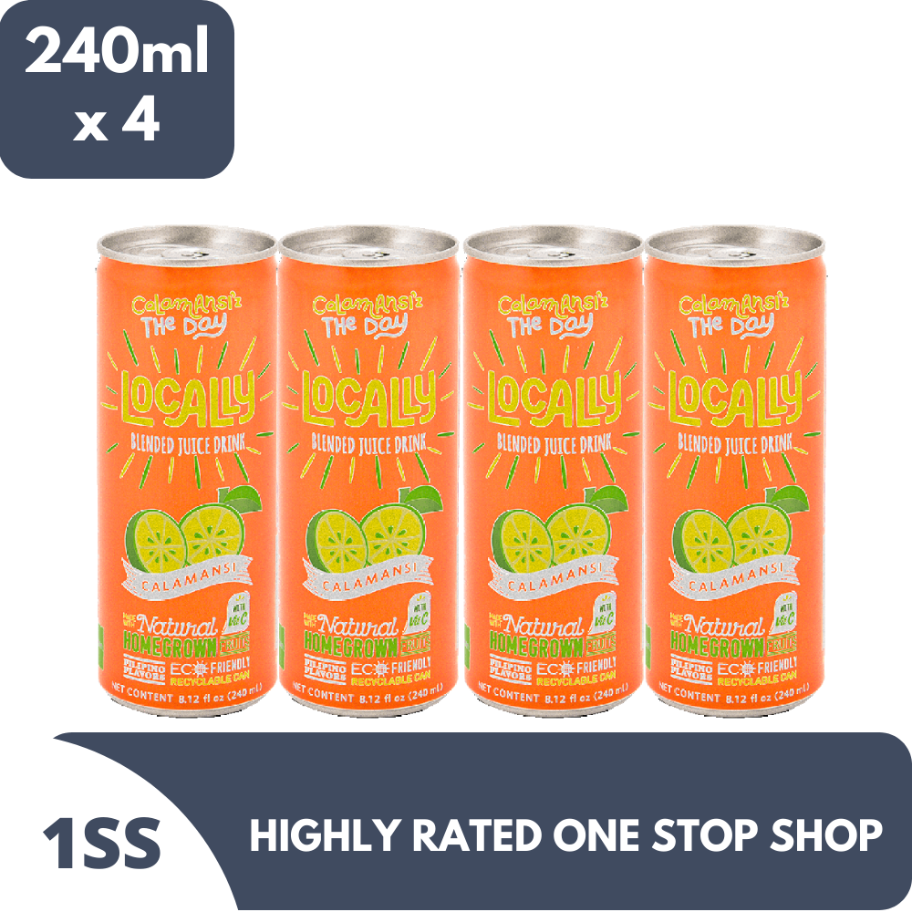 Locally Calamsi Blended Juice Drink 240ml x 4 Lazada PH