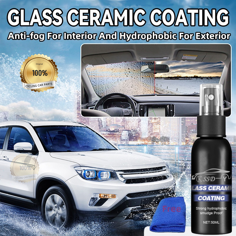 Car Glass Ceramic Coating Hydrophobic Coating Waterproof, Ceramic Spray