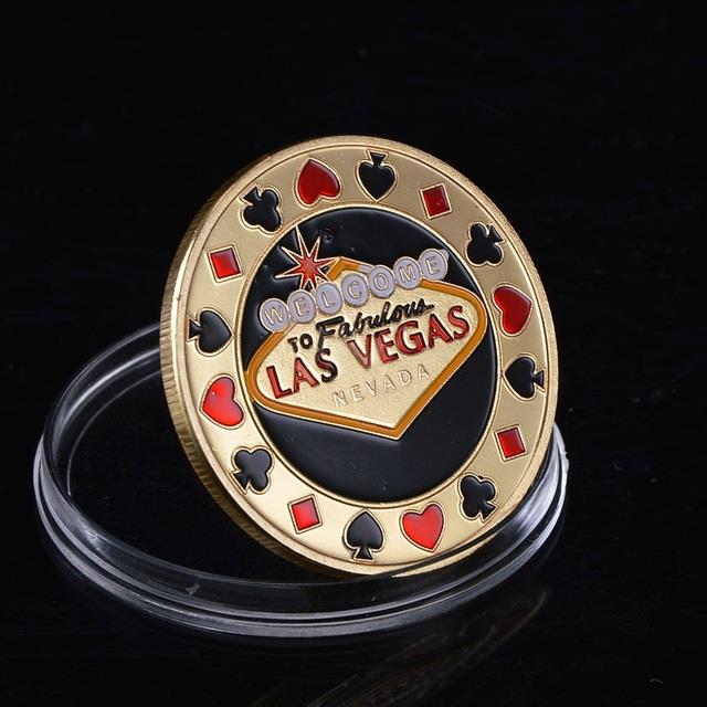 WR Casino Las Vegas Poker Chips Gold Coins Collectibles with Coin Holder  Challenge Coin Souvenirs Original Gifts Dropshipping
