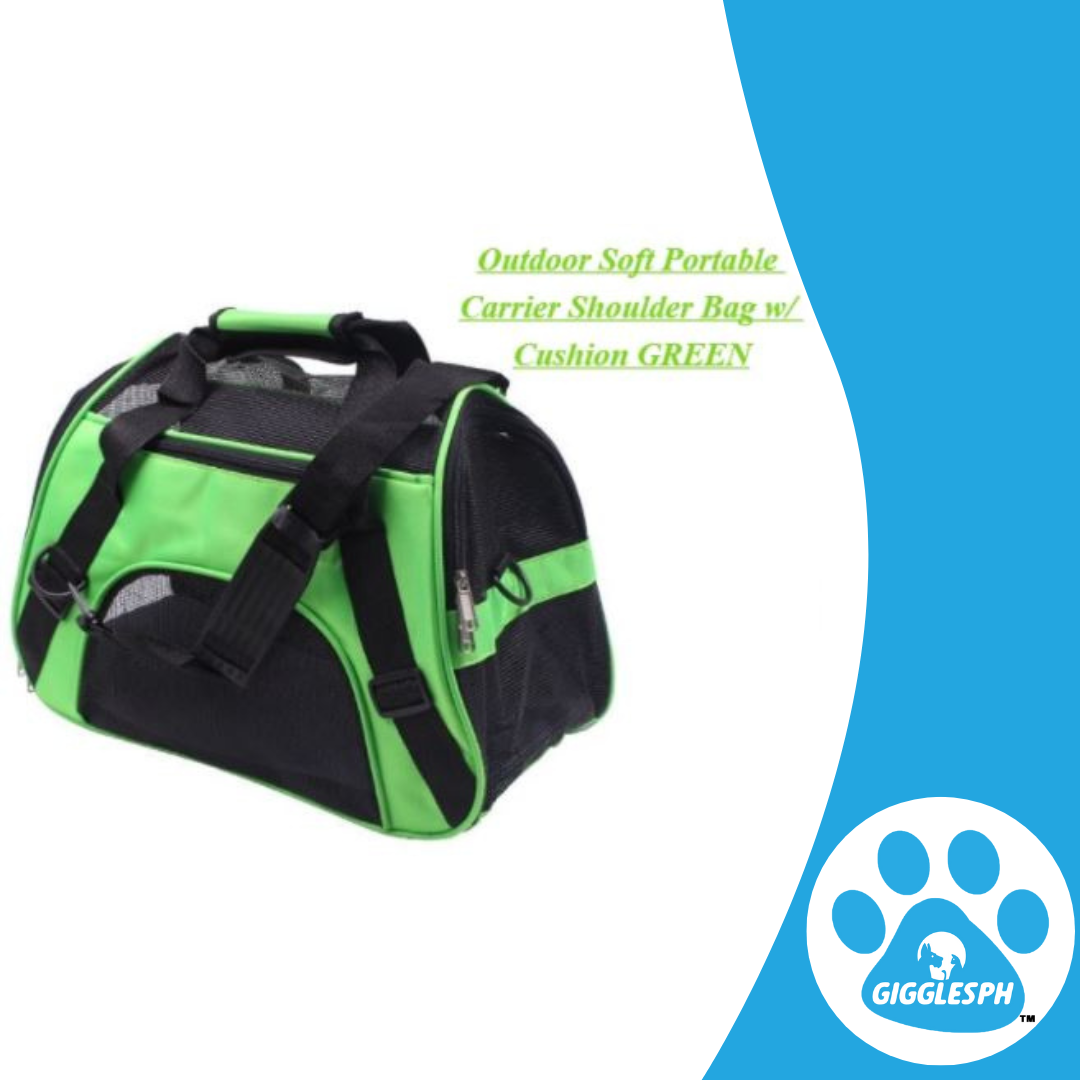Outdoor Soft Portable Pet Carrier Shoulder Bag Without Cushion GREEN Large Lazada PH