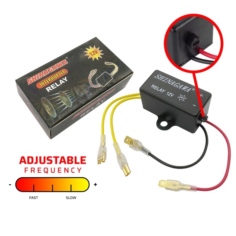 HORN INTERRUPTER RELAY RAPID FOR MOTORCYCLE POSH SHINAGAWA ADJUSTABLE