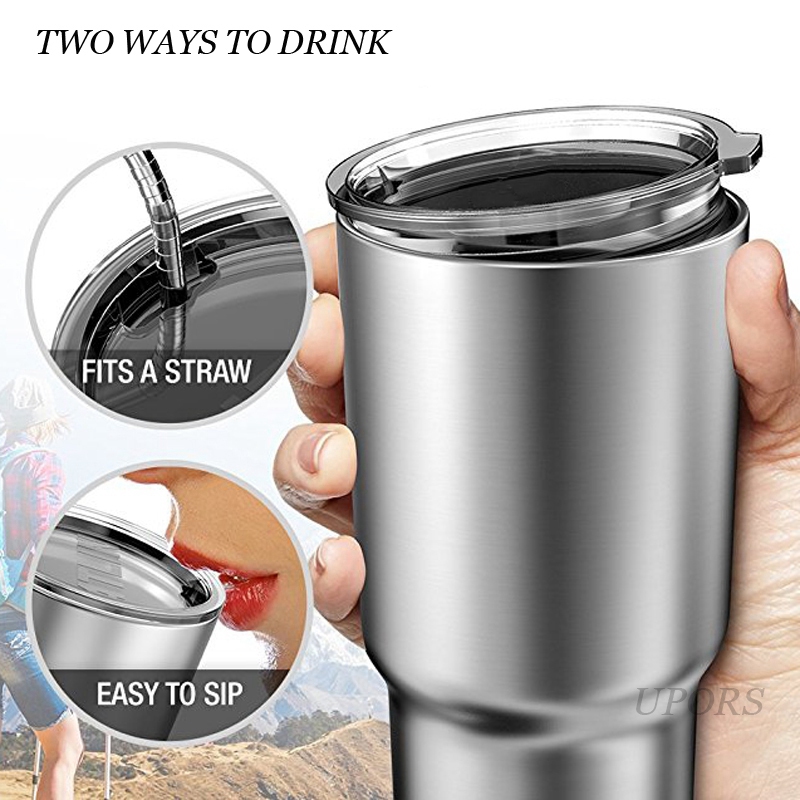Beer Cooler Mug Insulated Tumbler Stainless Steel Car Ice Cup Double