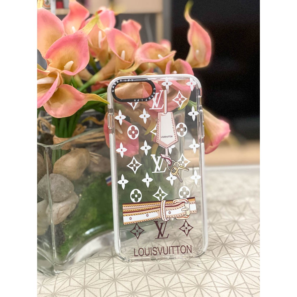 LV iPhone 15 16 Pro Max Plus Case Monogram Pattern