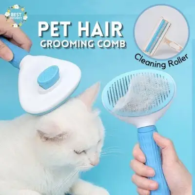 [Explosion] Bestmommy Dog Cat Hair Comb Brush For Fur Pet Grooming Shedding Comb Brush for Cleaning Tool Roller