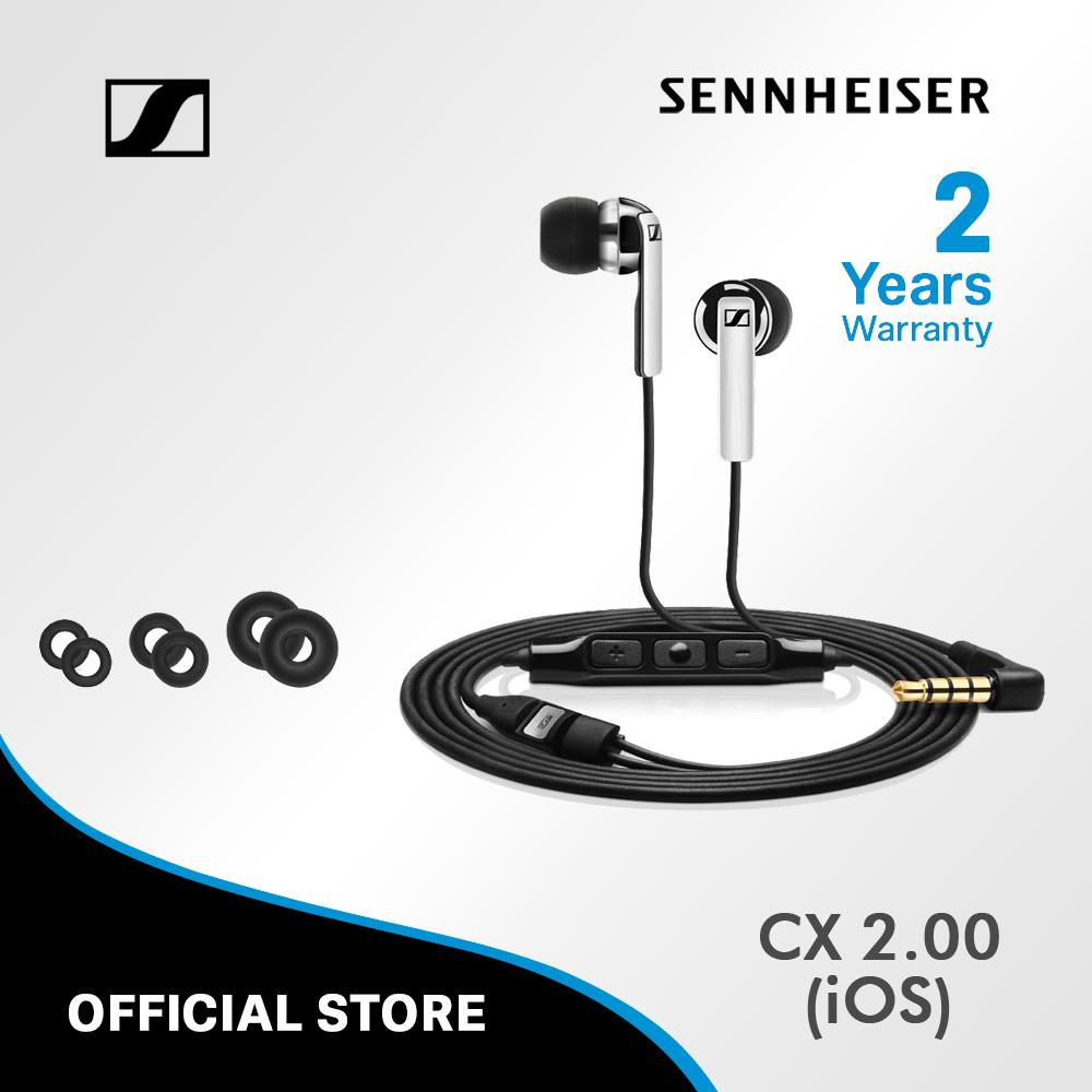 Sennheiser CX 2.00 In-Ear Earphones with Integrated Mic and Remote / Android & iOS