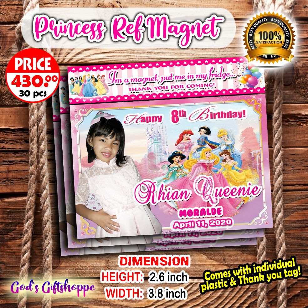 Personalized Ref (Princess) Lazada PH