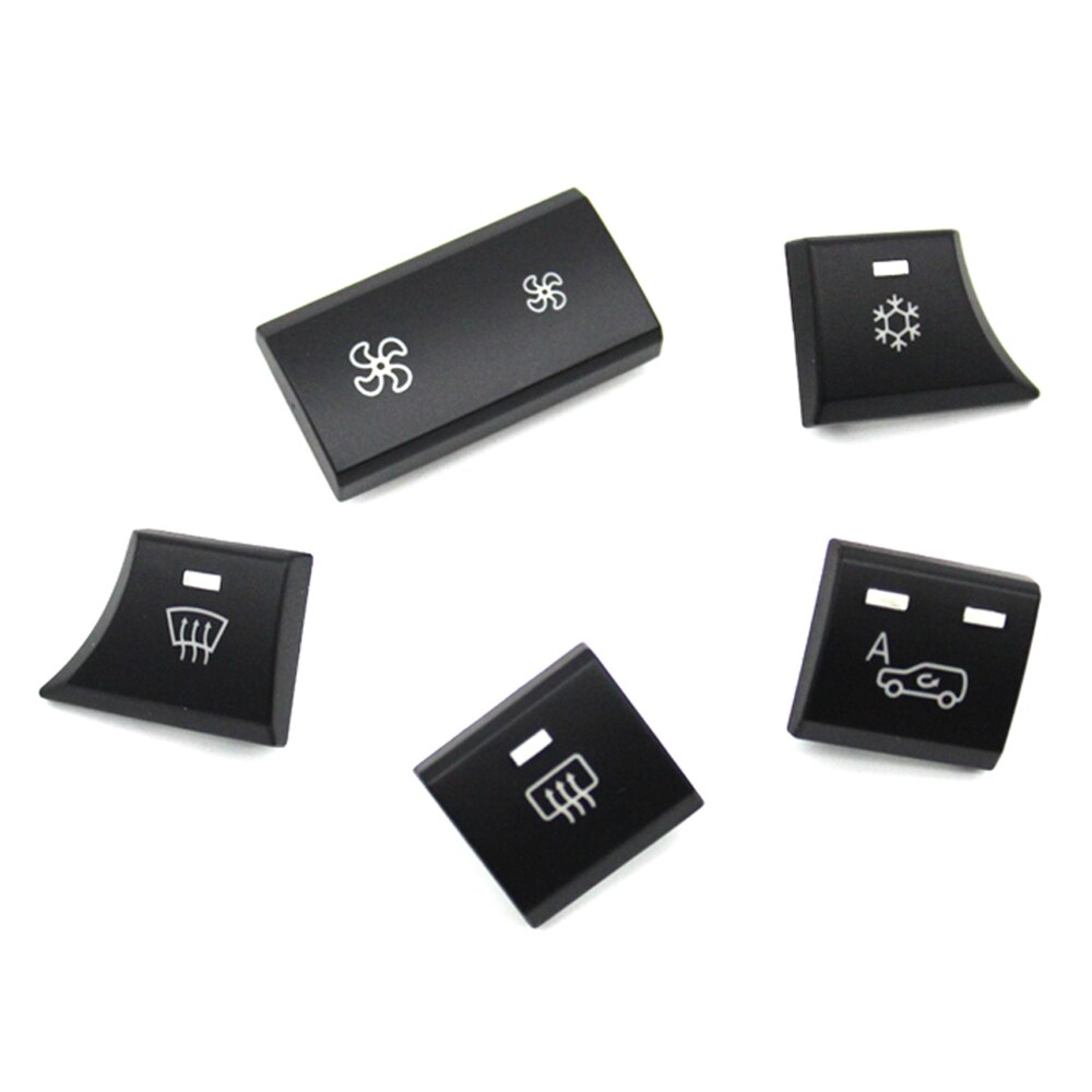 Dashboard Ventilation Climate Circulation Button AC Volume Adjustment Switch Cover For BMW X5 X6 E70 E71 E72 64119310445