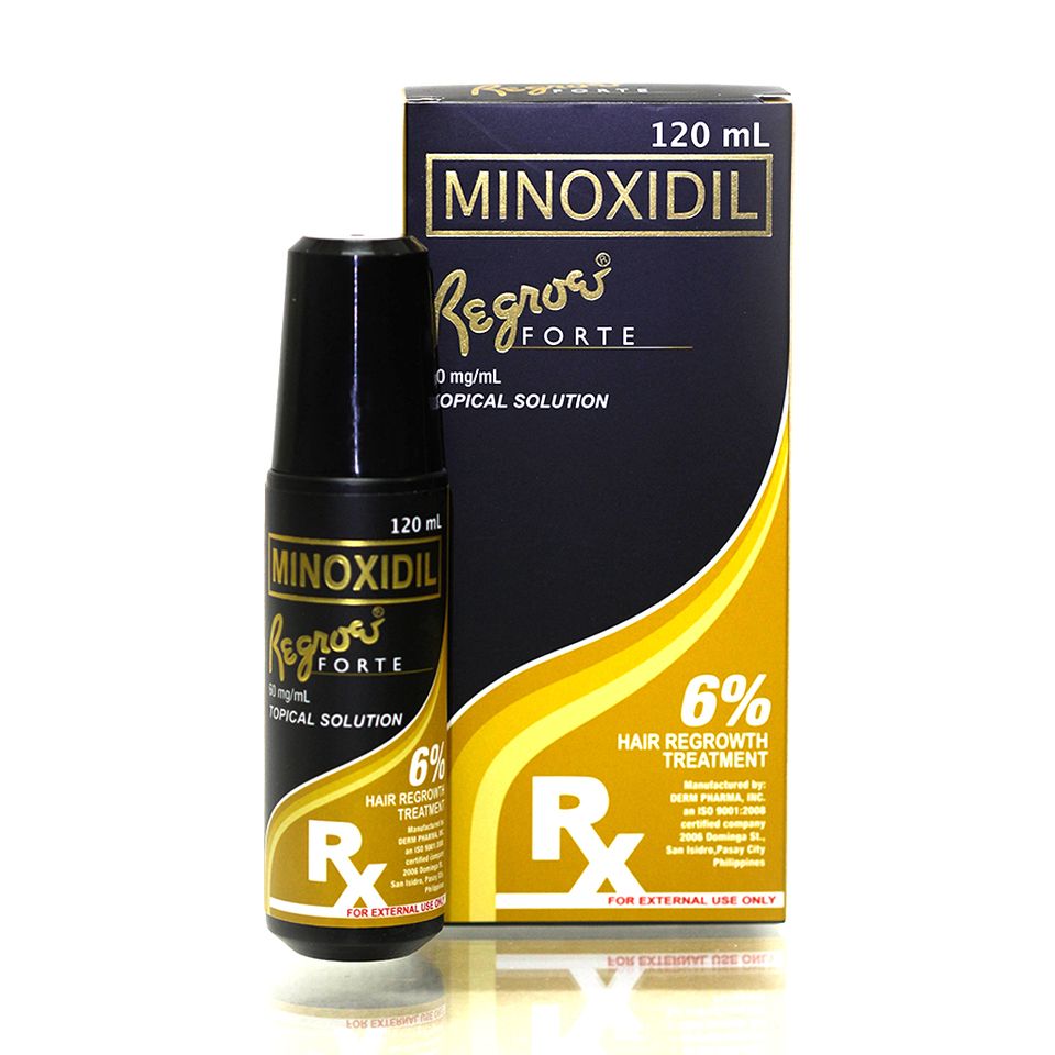 Regroe Forte Minoxidil 6 Topical Solution 120ml Original Hair Regrowth