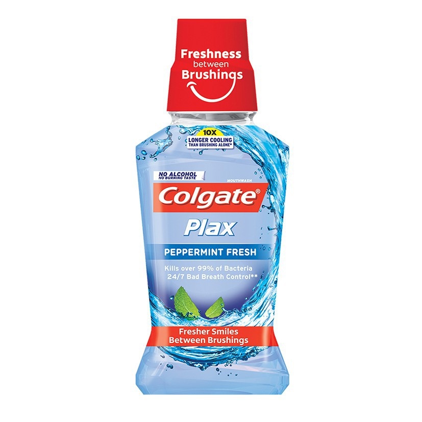 Colgate Plax Antibacterial Mouthwash Peppermint Fresh 60mL Lazada PH