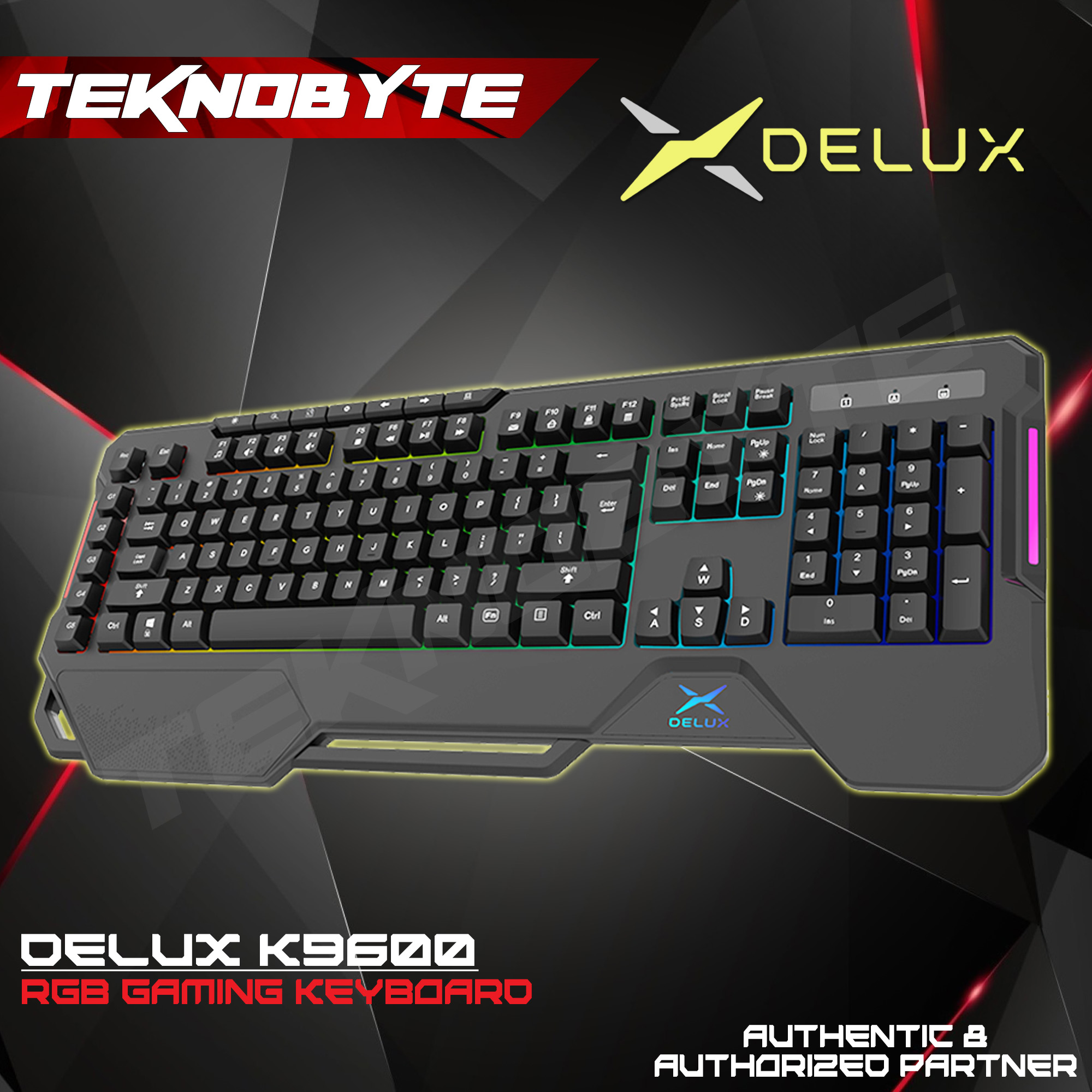 gaming keyboard with multimedia keys