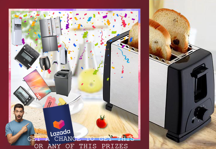 Electric Popup Bread Toaster Breakfast 2 Slice Bread Toaster Bread