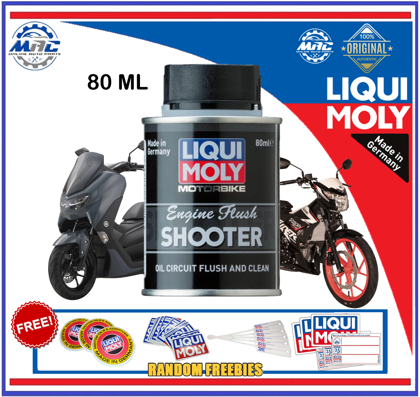 Liqui moly ENGINE FLUSH SHOOTER 80ml for MOTORCYCLE and SCOOTER Lazada PH