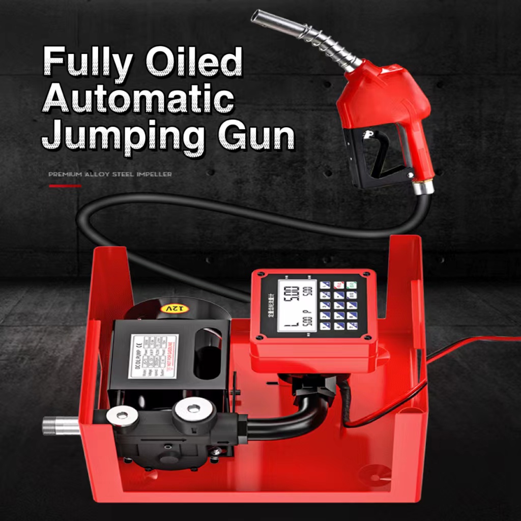 12V 24V 220V Electronic metering oil pump car refueling machine 750W
