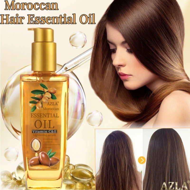 AZLA Moroccan Argan Oil Hair Essential Oil Hair Treatment Keratin ...