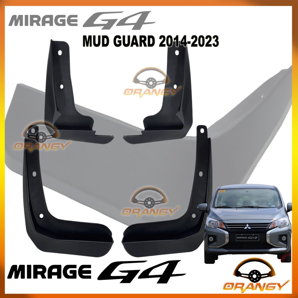 Mitsubishi Mirage G4 2014 to 2023 OEM Mudguard FOR W/O SIDE SKIRT ONLY