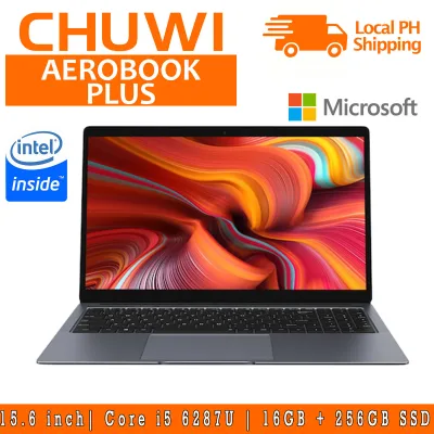 (New) CHUWI AeroBook Plus Laptop / 15.6 Inch / 16GB RAM+256GB SSD / Intel Core i5 6287U / Borderless Backlit Keyboard / Genuine Windows 10 / Dual Band WiFi